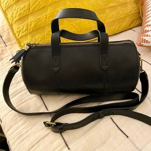 Madewell Black Leather Crossbody Purse